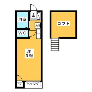 SKYROCKETII【2階】の間取り