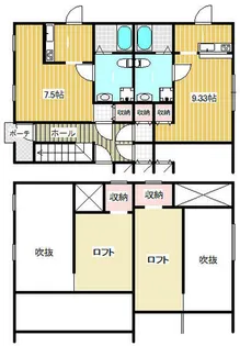 プリマ サラ カリーノ【1階】の間取り