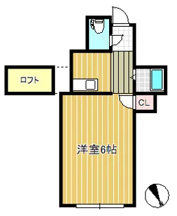 リーベンス向山【2階】の間取り