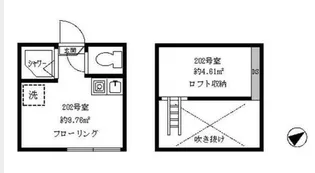 フェリスメリー【2階】の間取り