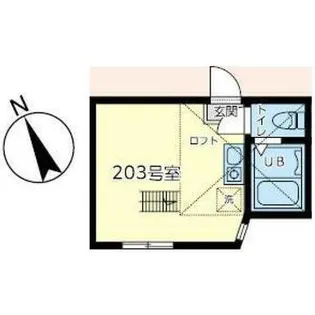 ユナイト星川クロックムッシュ【2階】の間取り