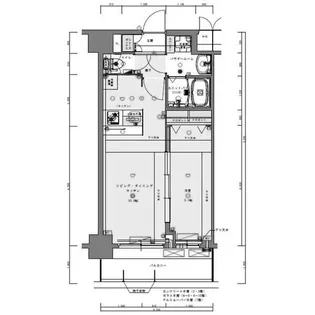 プレサンス兵庫ヴィアーレ【3階】の間取り