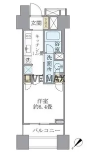 Brillia銀座id【4階】の間取り