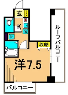 エアリーゼームス坂【3階】の間取り