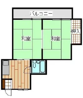 パレ・ドール稲田堤I【3階】の間取り