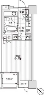 カスタリア銀座【3階】の間取り