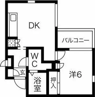 エスペランサ新守山【2階】の間取り