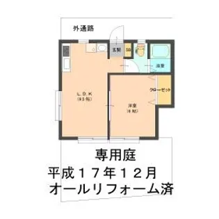 パーシモン【1階】の間取り