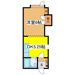 ラ・シエル芦野【2階】の間取り