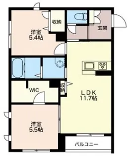 ブリリアント ペガサス【3階】の間取り
