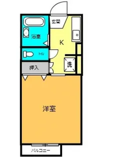 アゼリア【1階】の間取り