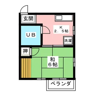 安藤ビル【2階】の間取り