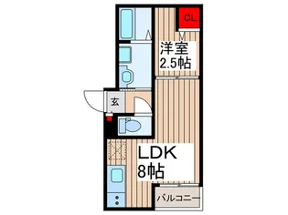 Jack yoshinoI【3階】の間取り