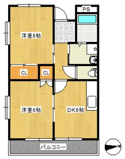 アレグリア久世【3階】の間取り