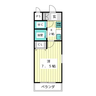 イーストウイングIII【1階】の間取り