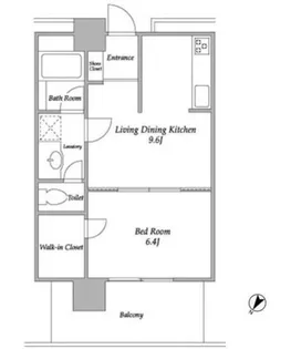 プラザタワー勝どき【28階】の間取り