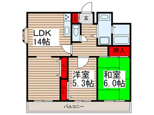 プリマベ-ラ【3階】の間取り