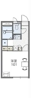 レオパレスコンフォートヒルズ【2階】の間取り