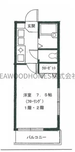 メーハン高谷【1階】の間取り