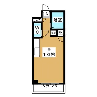 Kハイツ五輪【4階】の間取り