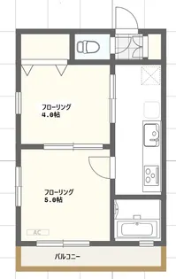 プラザロイヤル【4階】の間取り