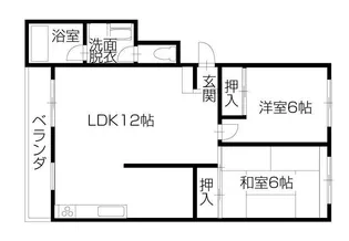 コーポ三木【2階】の間取り