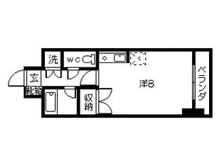 セントラルパレス【4階】の間取り