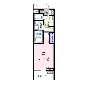 フォレスト【1階】の間取り