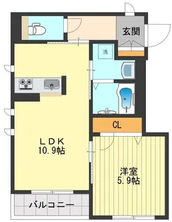 メゾン ドゥ モモ【2階】の間取り