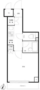 ルーブル武蔵小杉弐番館【6階】の間取り