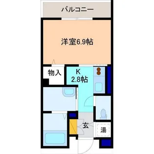 マストテラス金沢長土塀【1階】の間取り