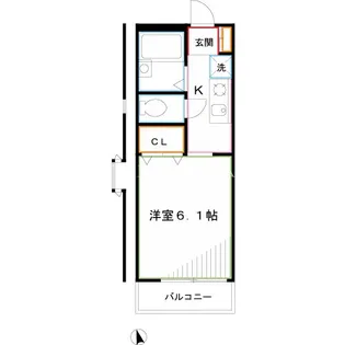 プレアディス2000【1階】の間取り