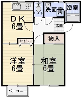 ハウディ【2階】の間取り