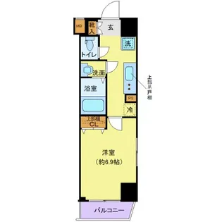 クレヴィスタ浅草【2階】の間取り