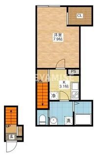 ボナール今津【2階】の間取り