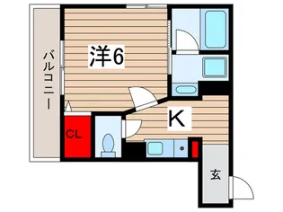 イーグルI【3階】の間取り
