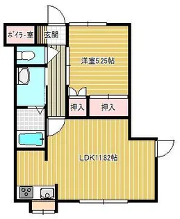 ●メゾン・クリオネ【2階】の間取り