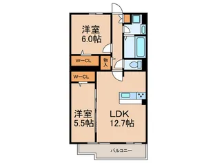 Plum OwkII【3階】の間取り