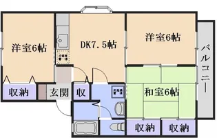 メルヴェーユ吉島東C棟【2階】の間取り