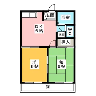 フォーブルこなわて【1階】の間取り