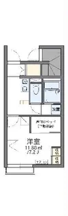 レオパレス龍ノ口【1階】の間取り