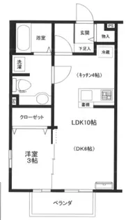 ウィンドワード【2階】の間取り