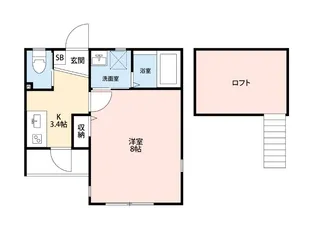 シエルブルー【2階】の間取り