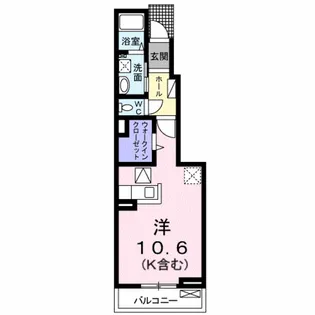 ヴィラ・ルーチェA【1階】の間取り