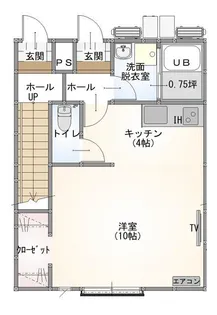 ルポマミ【1階】の間取り