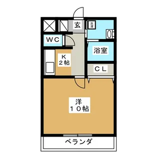 リヴェール【3階】の間取り