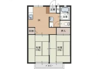 サンシティ寺部B【1階】の間取り