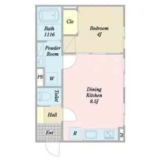 Lien八乙女【1階】の間取り