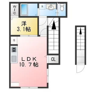 仙台前ルート【2階】の間取り