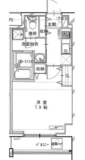 クレストコート八王子【5階】の間取り